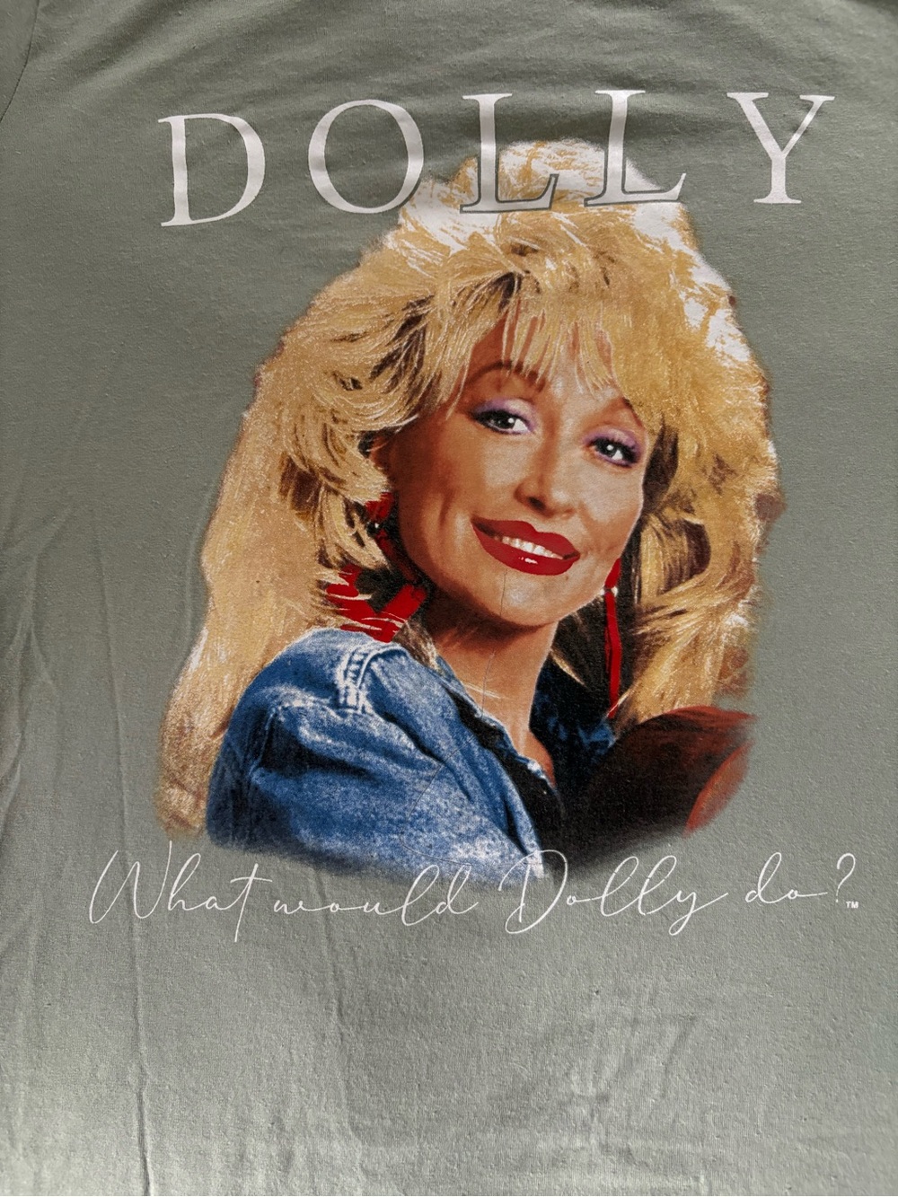 Dolly Parton Tee 1X What Would Dolly Do? - Picture 3 of 6